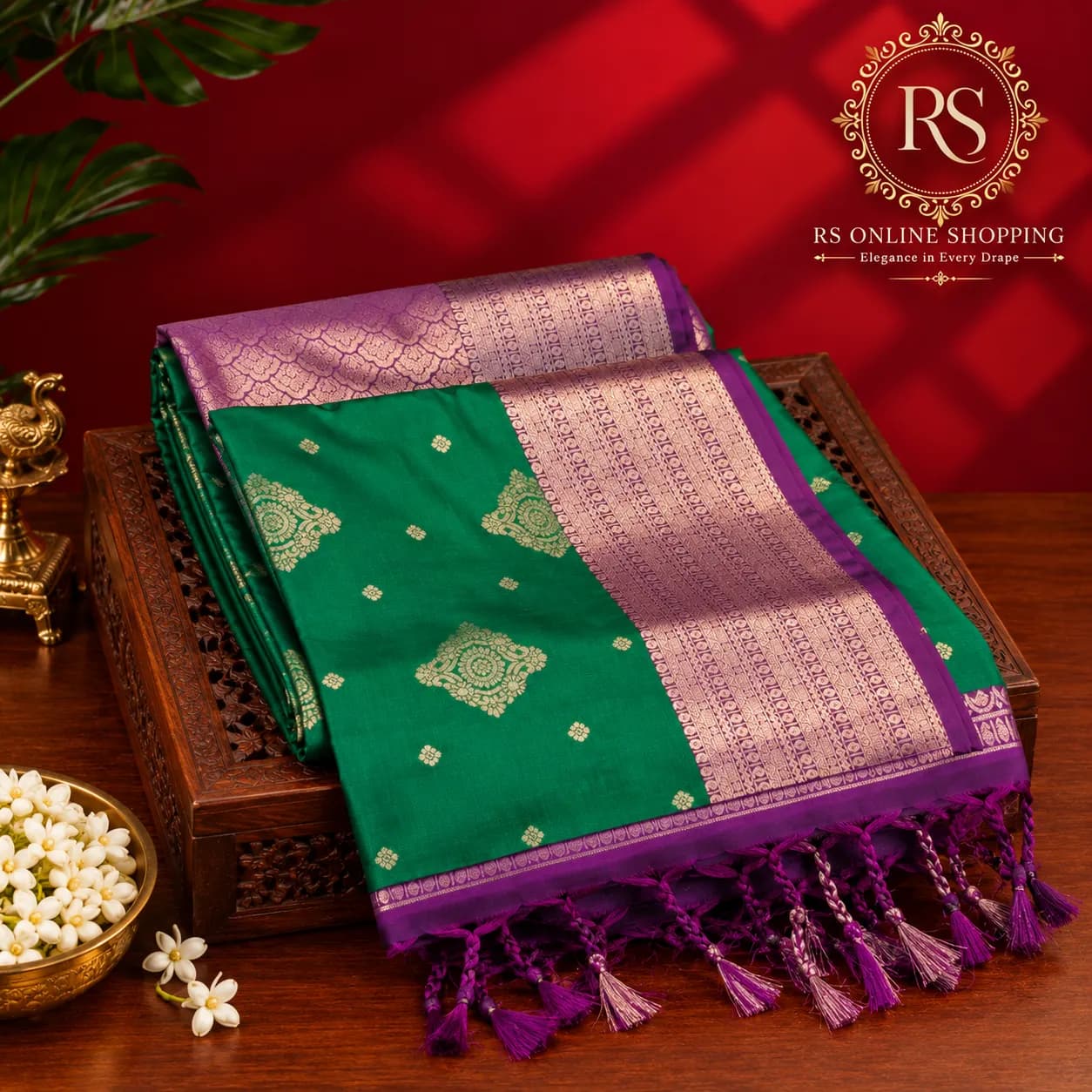 Semi Soft Mix Con Border Butta Brocade Special